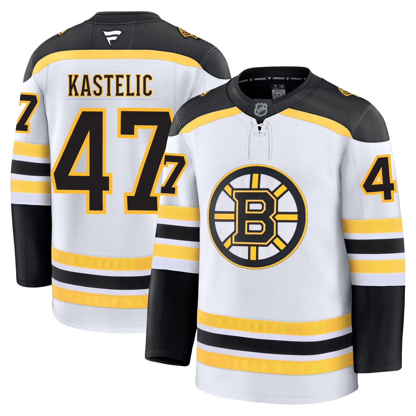 Mark Kastelic Boston Bruins Fanatics Premium Away Jersey