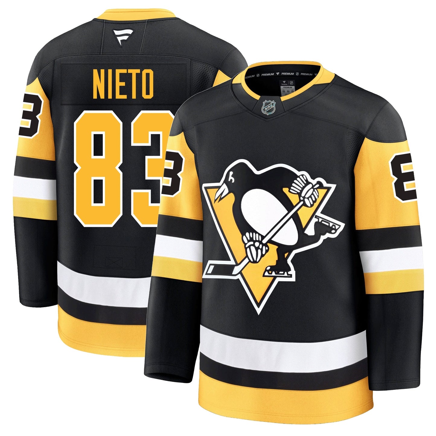 Matt Nieto Pittsburgh Penguins Fanatics Premium Home Jersey