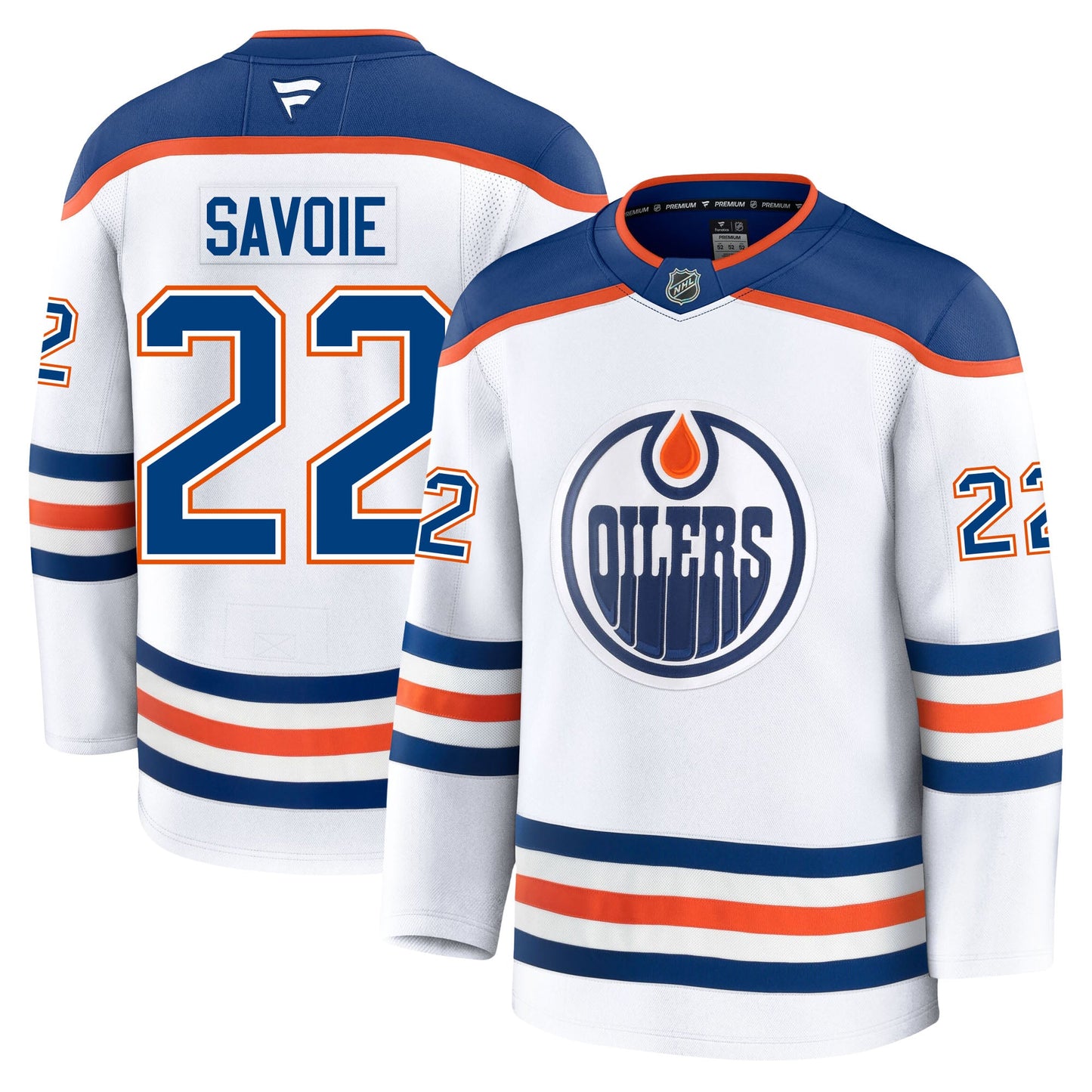 Matt Savoie Edmonton Oilers Fanatics Premium Away Jersey