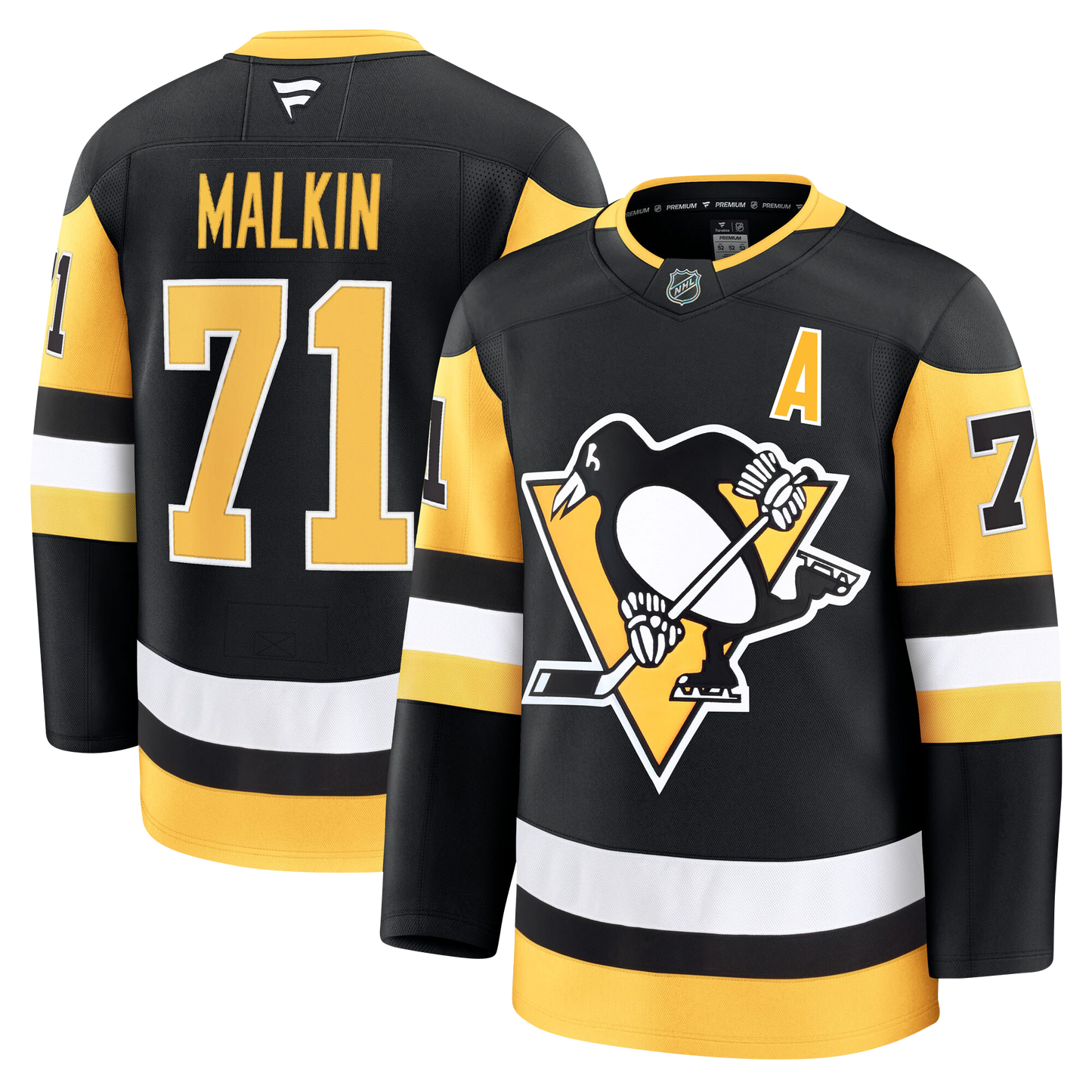 Evgeni Malkin Pittsburgh Penguins Fanatics Premium Home Jersey