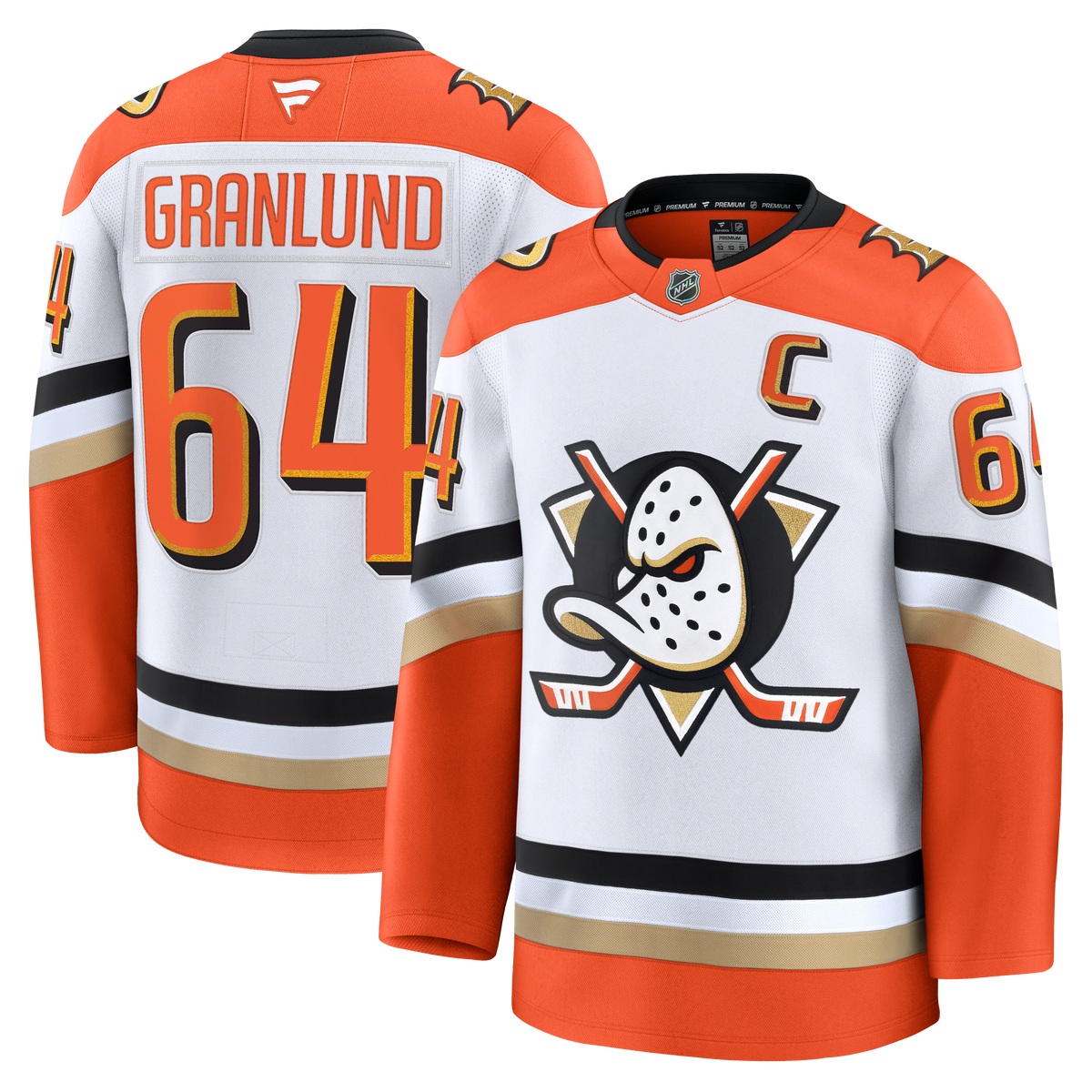 Mikael Granlund Anaheim Ducks Fanatics Premium Away Jersey