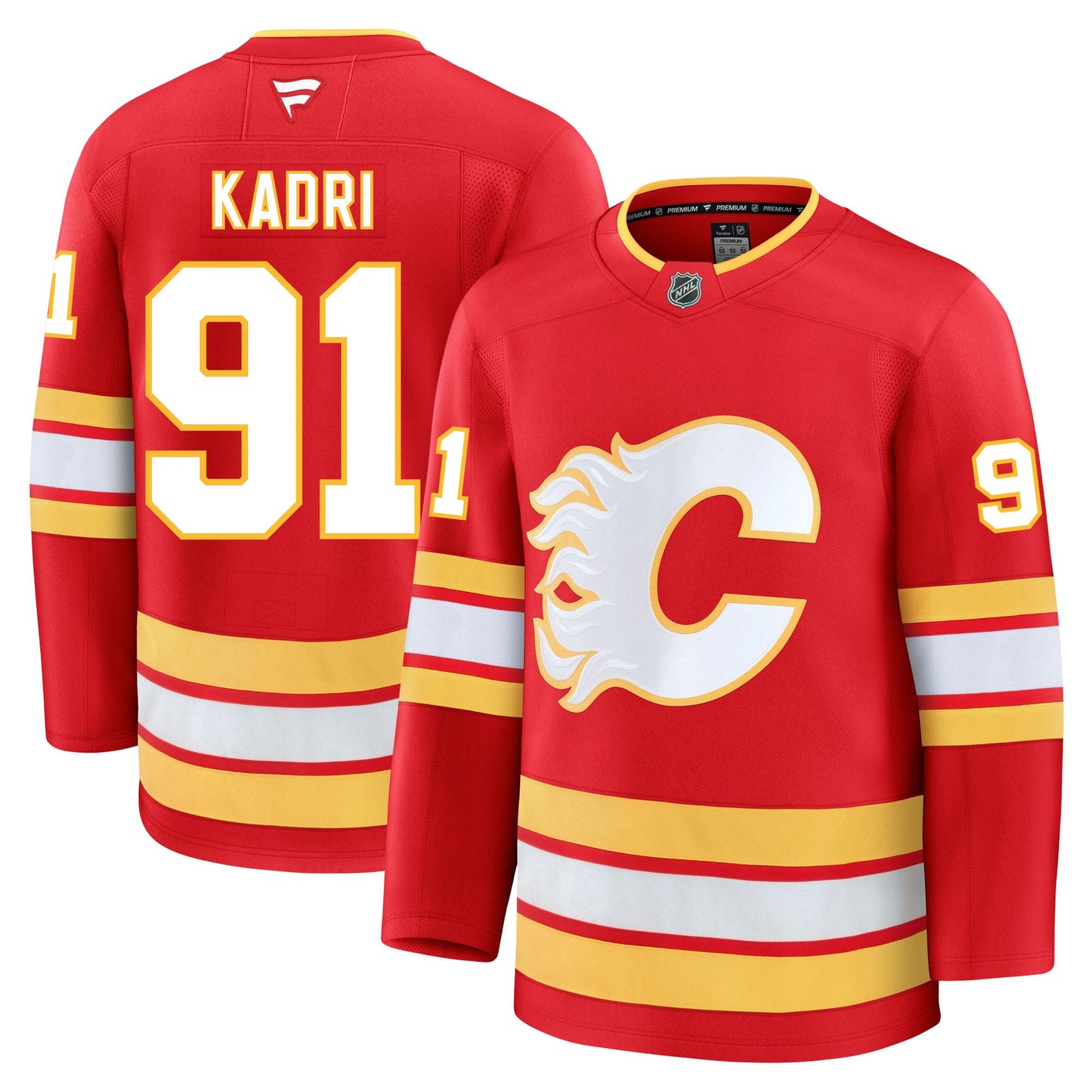 Nazem Kadri Calgary Flames Fanatics Premium Home Jersey