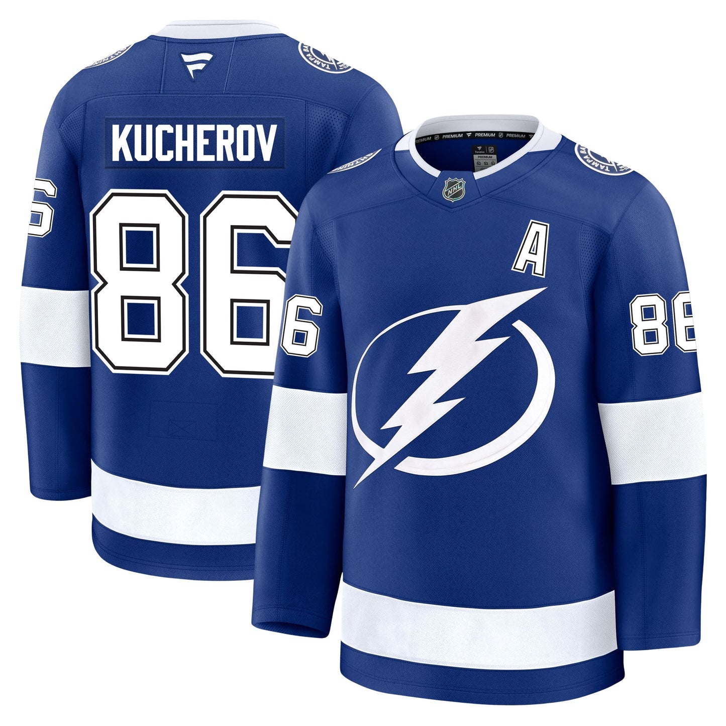 Nikita Kucherov Tampa Bay Lightning Fanatics Premium Home Jersey