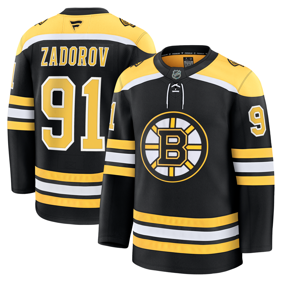 Nikita Zadorov Boston Bruins Fanatics Home Premium Jersey