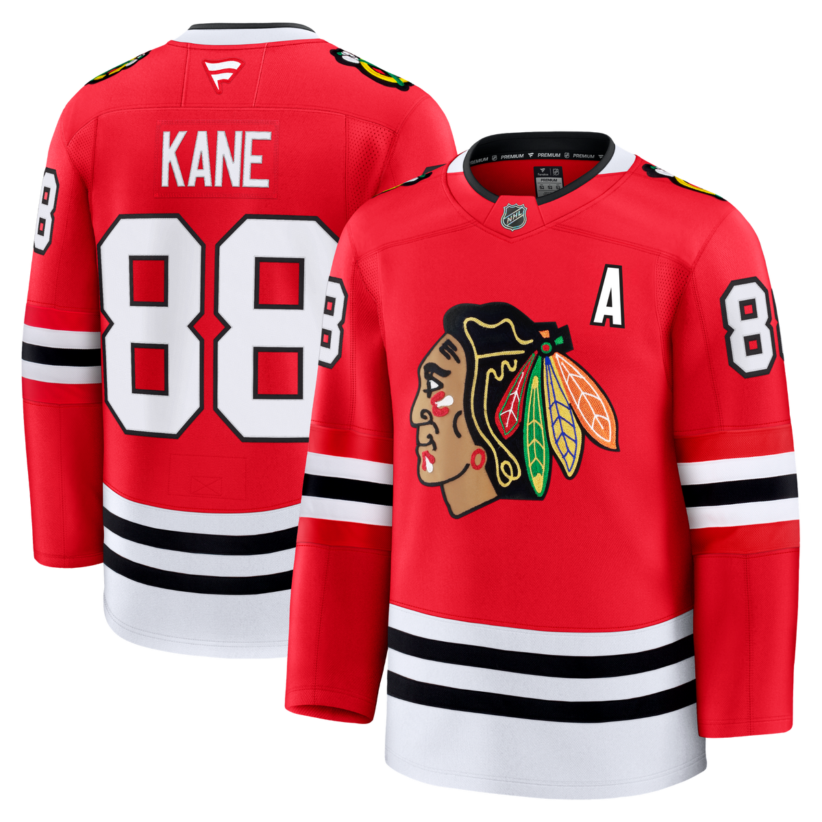 Patrick Kane Chicago Blackhawks Fanatics Premium Home Jersey