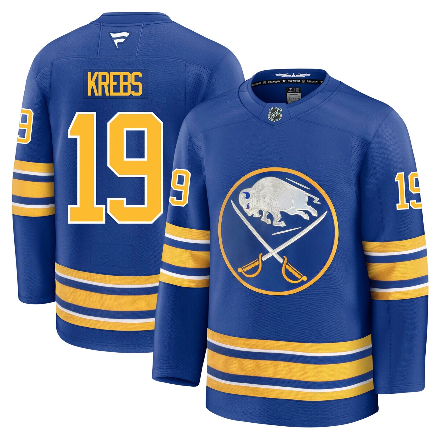 Peyton Krebs Buffalo Sabres Fanatics Premium Home Jersey