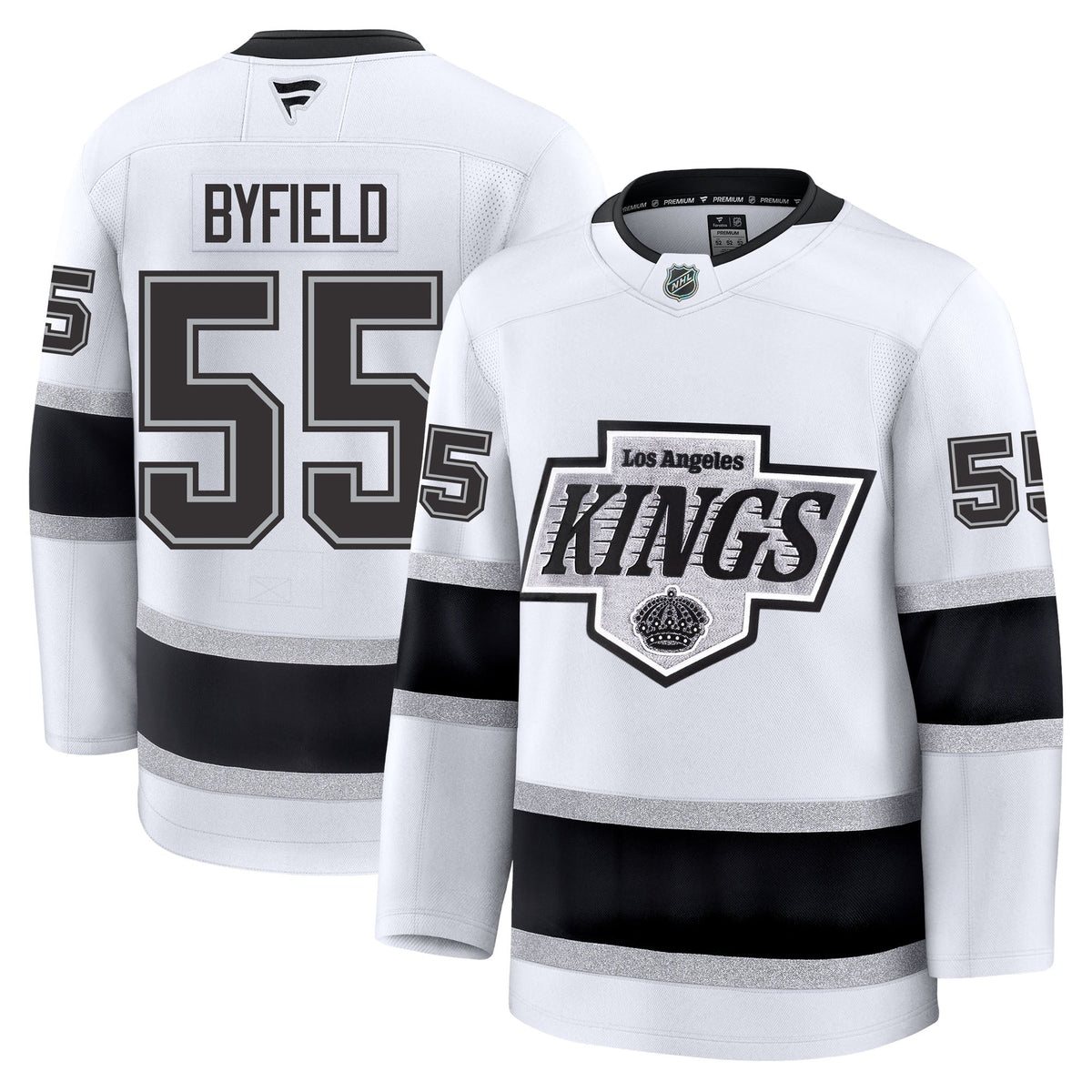 Quinton Byfield Los Angeles Kings Fanatics Premium Away Jersey