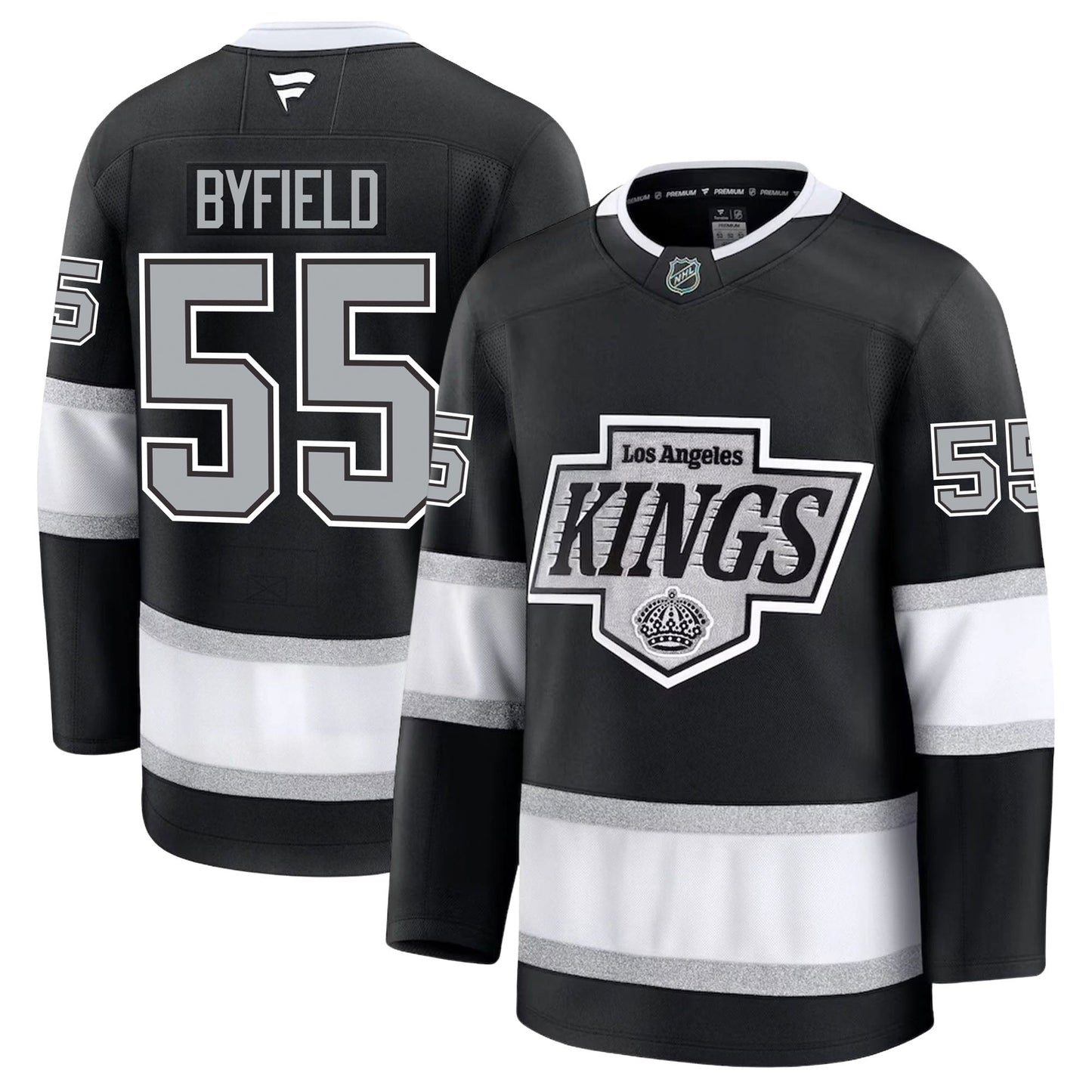 Quinton Byfield Los Angeles Kings Fanatics Premium Home Jersey