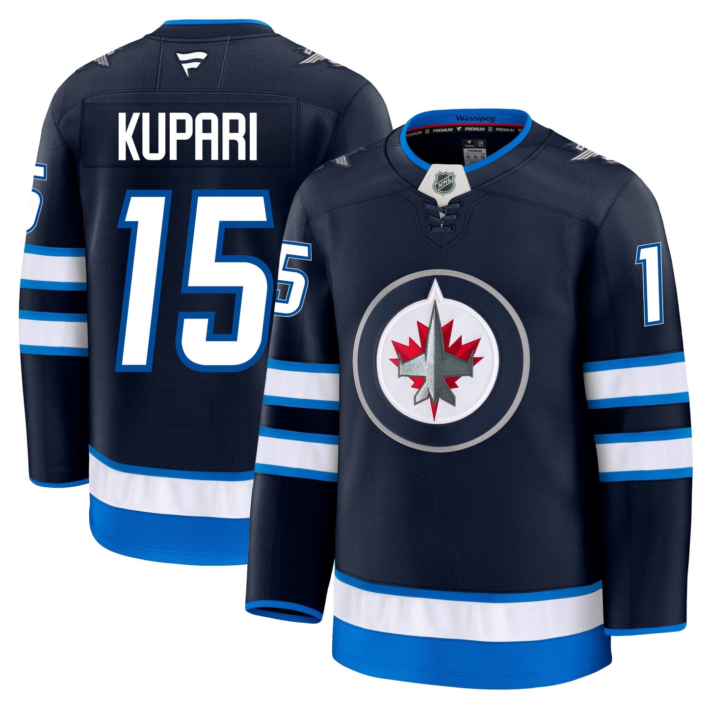 Rasmus Kupari Winnipeg Jets Fanatics Premium Home Jersey
