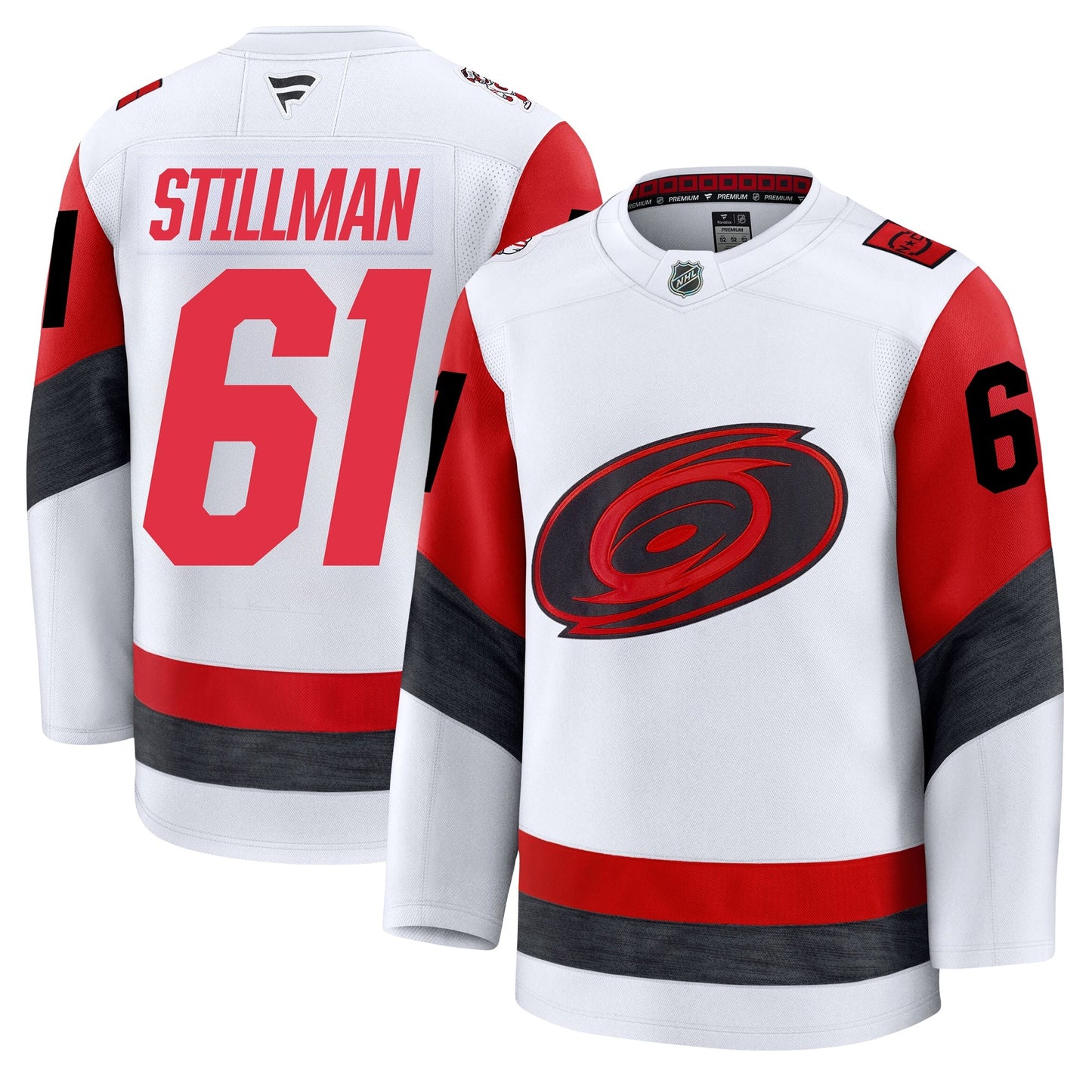 Riley Stillman Carolina Hurricanes Fanatics Away Premium Jersey