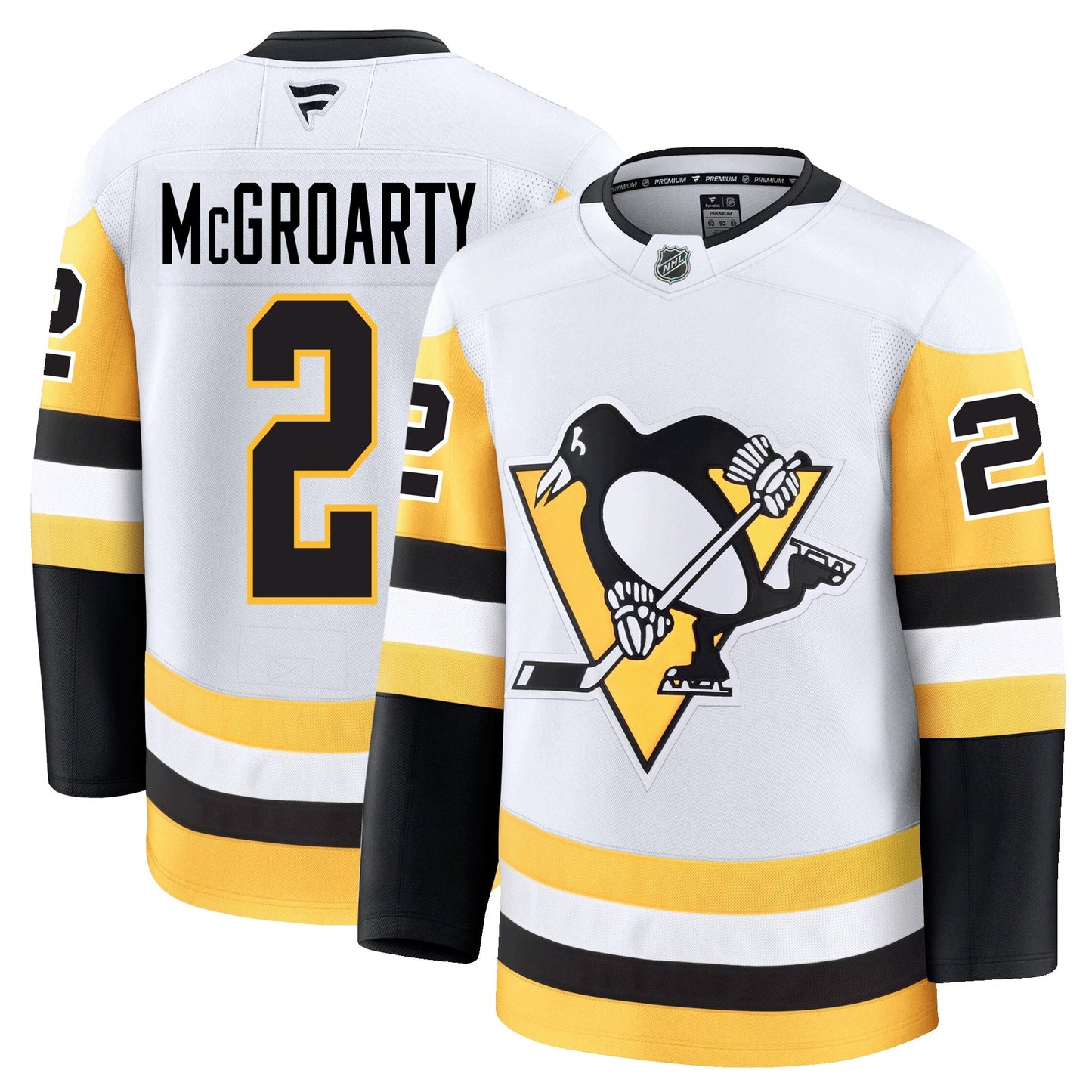 Rutger Mcgroarty Pittsburgh Penguins Fanatics Premium Away Jersey