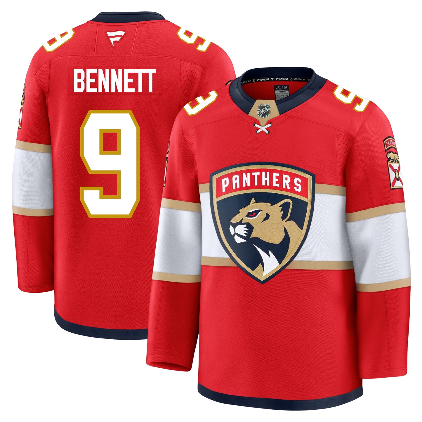 Sam Bennett Florida Panthers Fanatics Premium Home Jersey