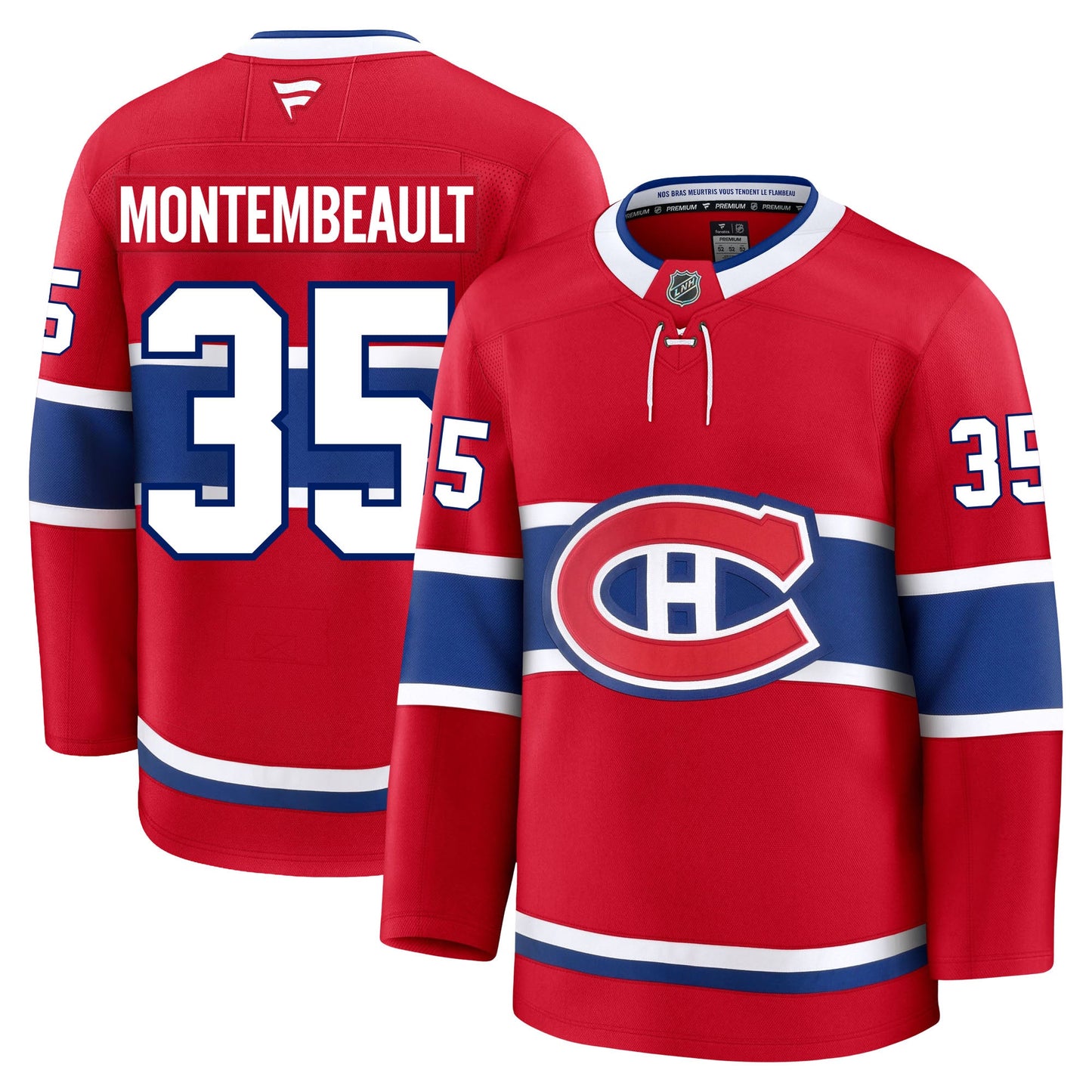 Sam Montembeault Montreal Canadiens Fanatics Premium Home Jersey