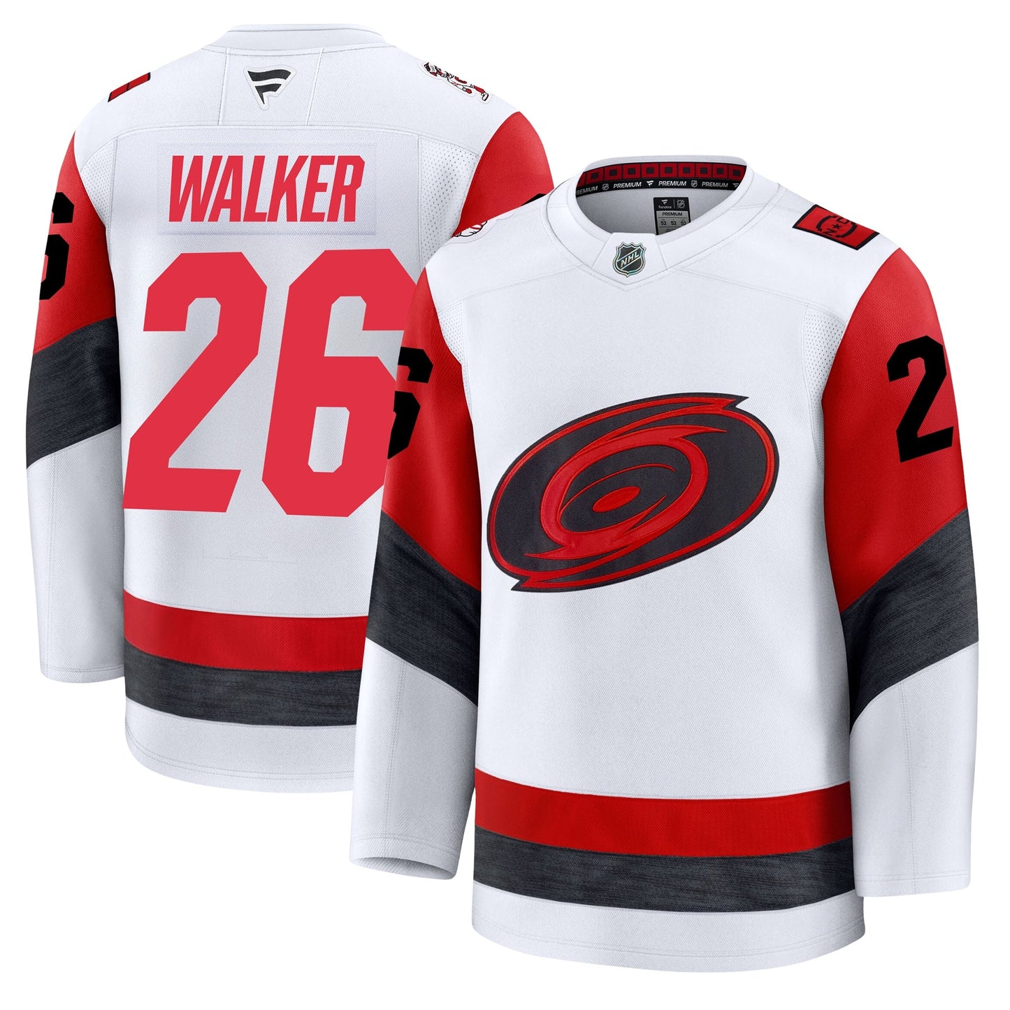 Sean Walker Carolina Hurricanes Fanatics Away Premium Jersey