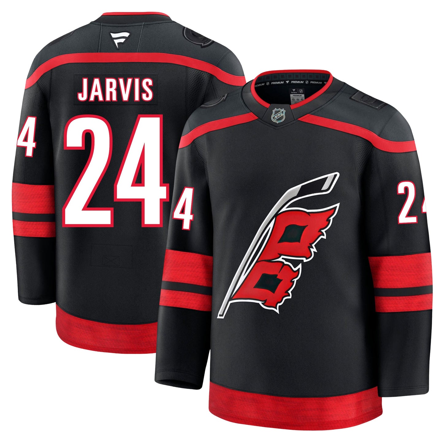 Seth Jarvis Carolina Hurricanes Fanatics Premium Home Jersey