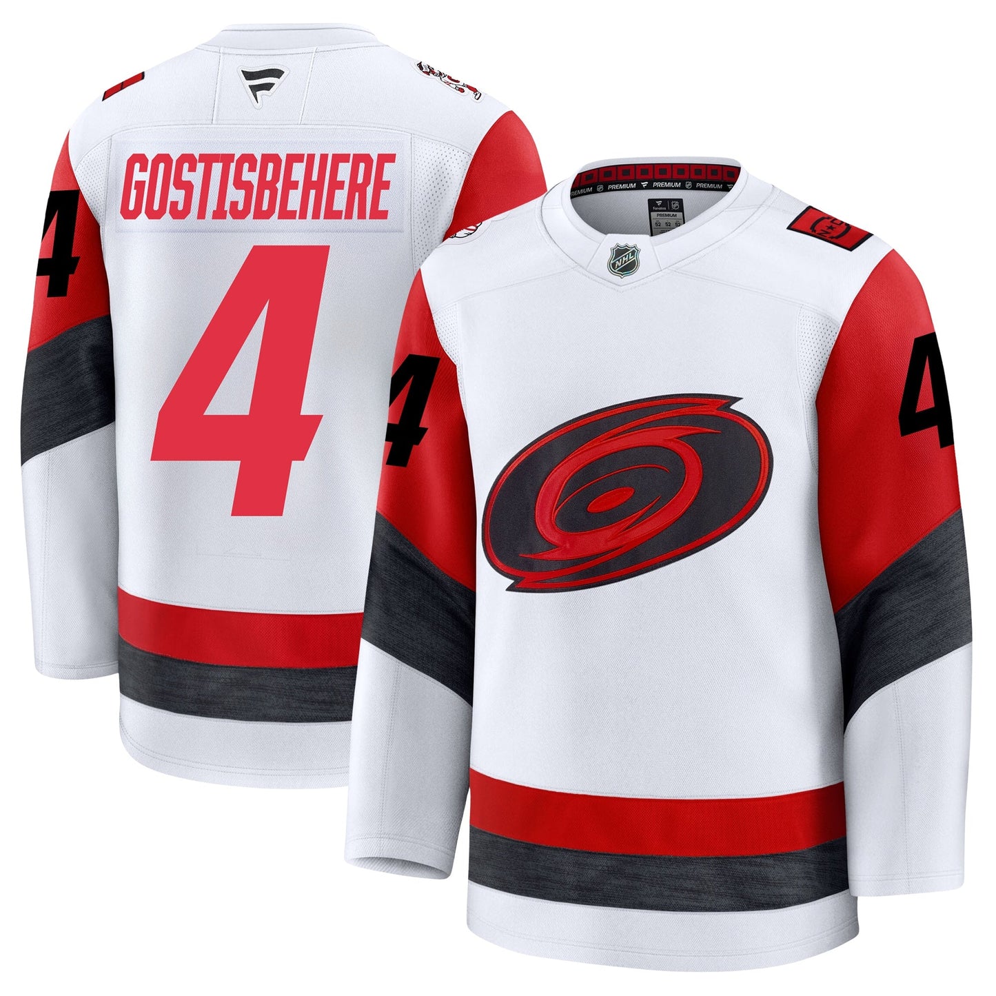 Shayne Gostisbehere Carolina Hurricanes Fanatics Away Premium Jersey