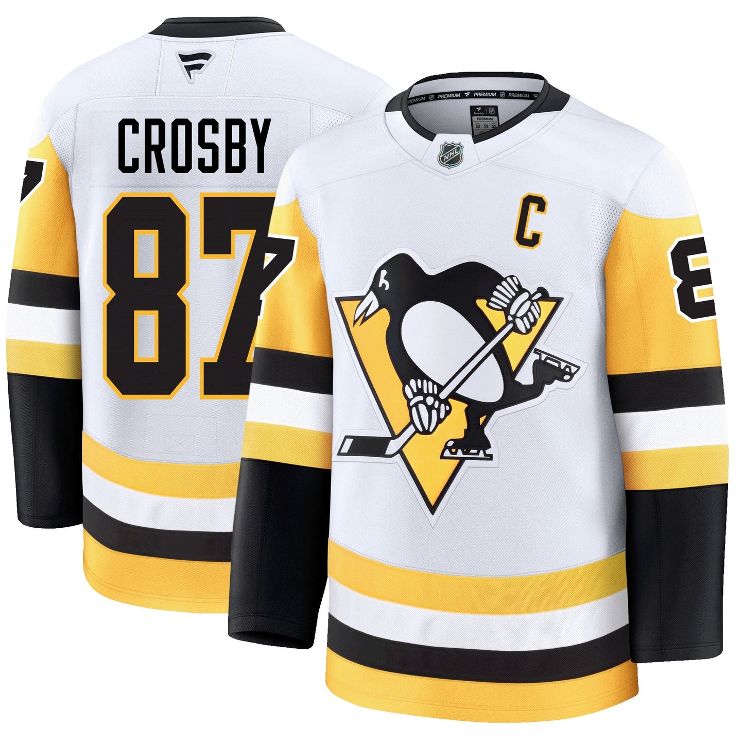 Sidney Crosby Pittsburgh Penguins Fanatics Premium Away Jersey