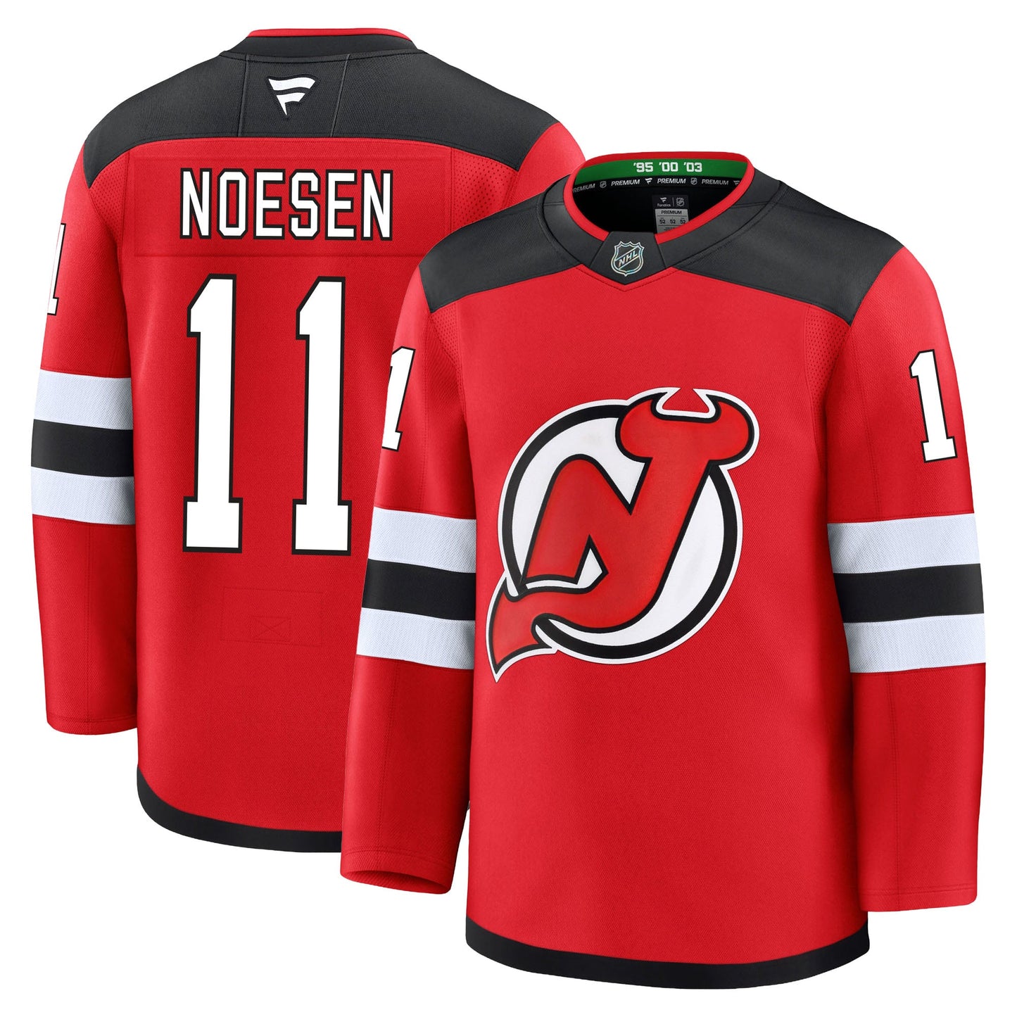 Stefan Noesen New Jersey Devils Fanatics Premium Home Jersey