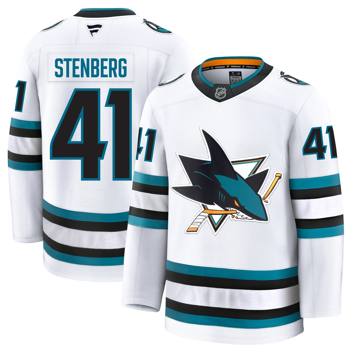 Ivar Stenberg San Jose Sharks Fanatics Premium Away Jersey