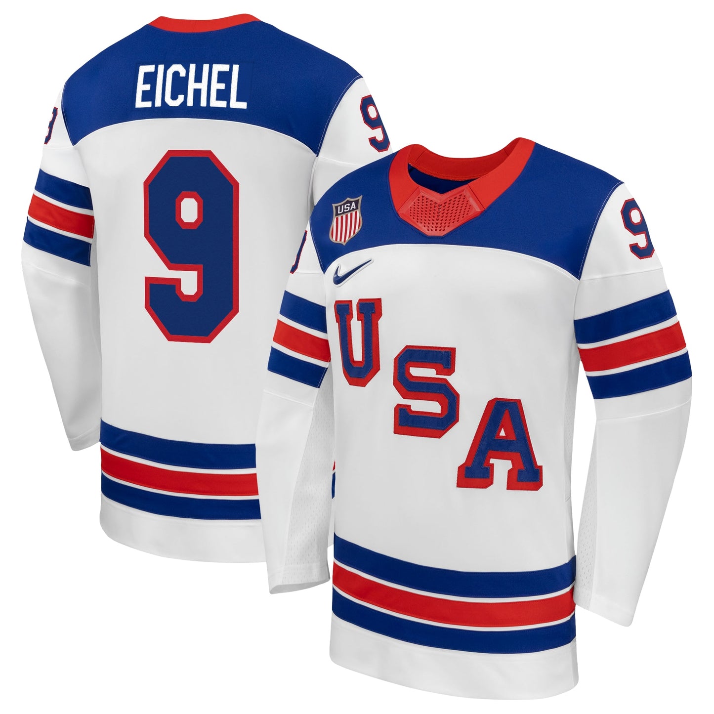 Jack Eichel Team USA 2026 Nike Away Replica Jersey