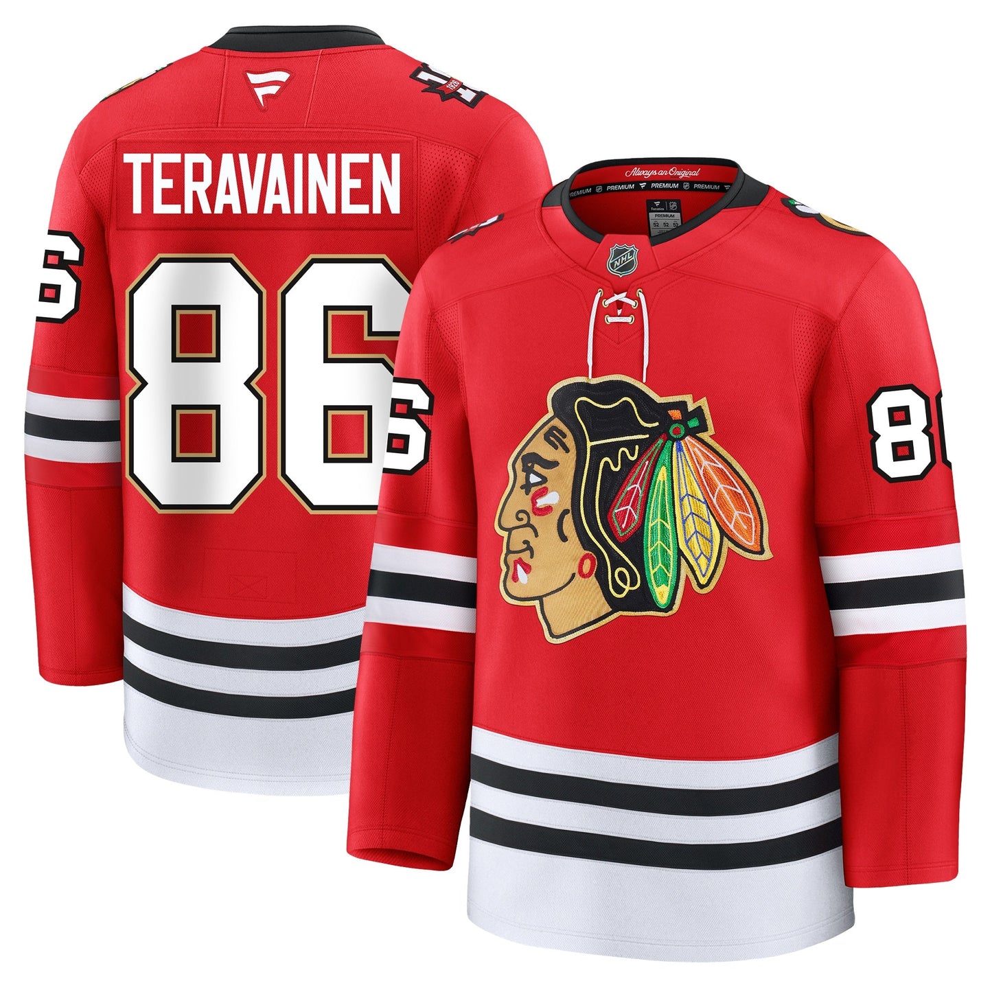 Teuvo Teravainen Chicago Blackhawks Fanatics Centennial Premium Jersey