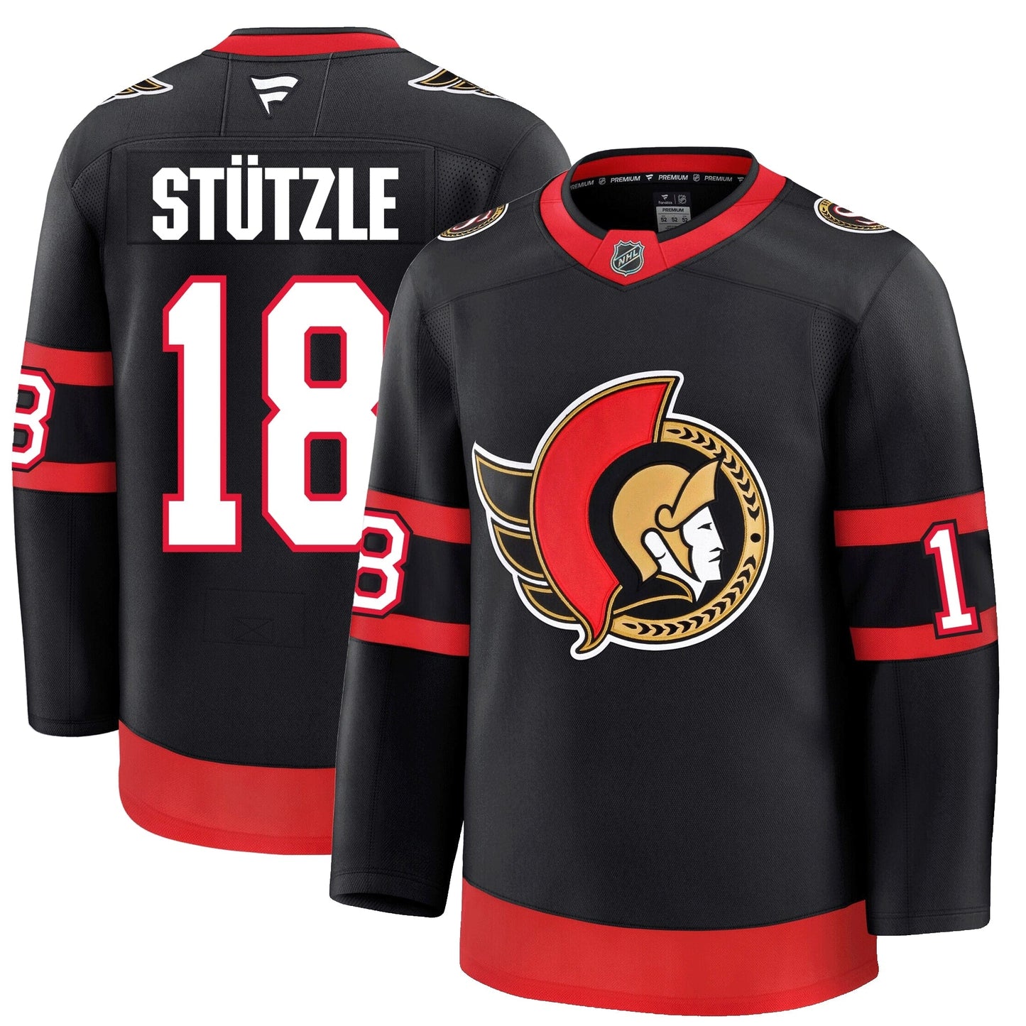 Tim Stutzle Ottawa Senators Fanatics Premium Home Jersey