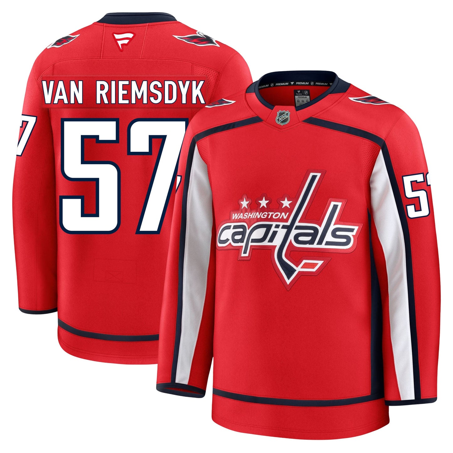 Trevor Van Riemsdyk Washington Capitals Fanatics Premium Home Jersey