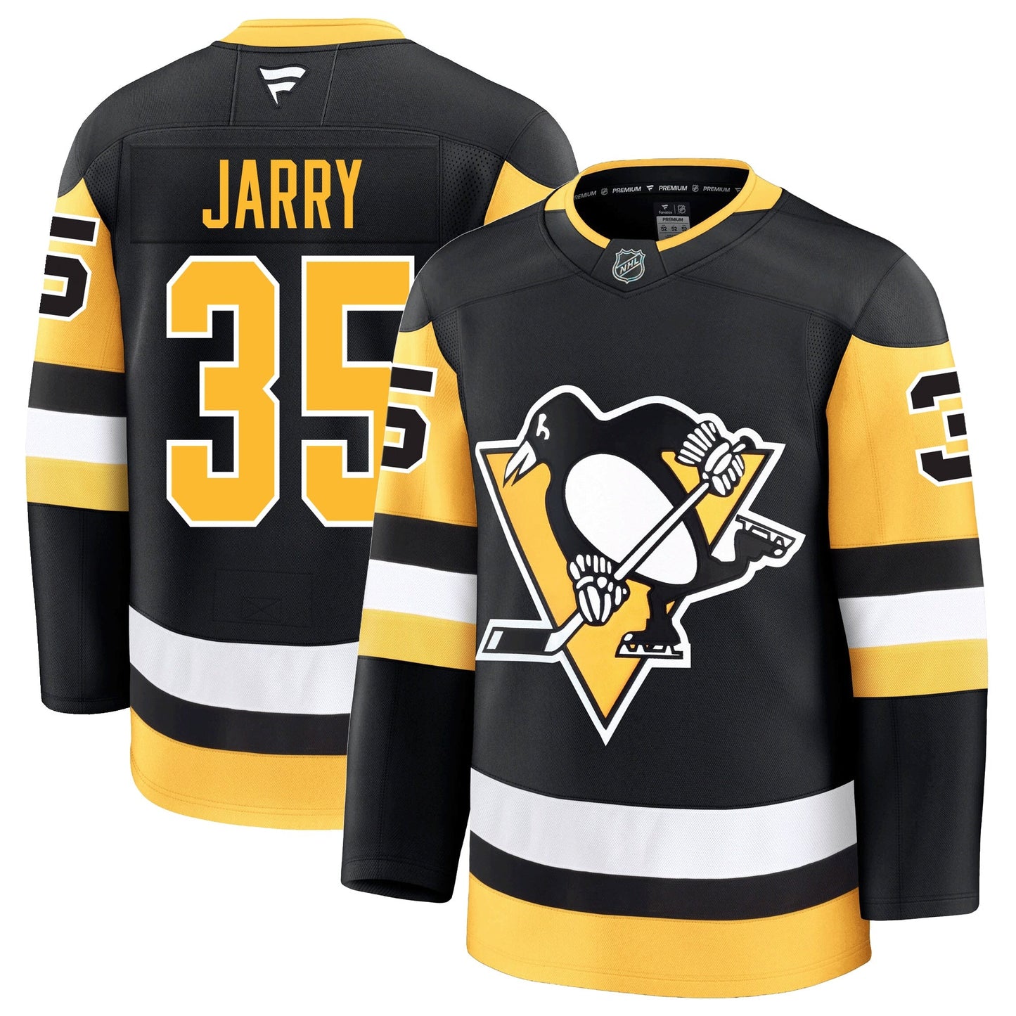 Tristan Jarry Pittsburgh Penguins Fanatics Premium Home Jersey