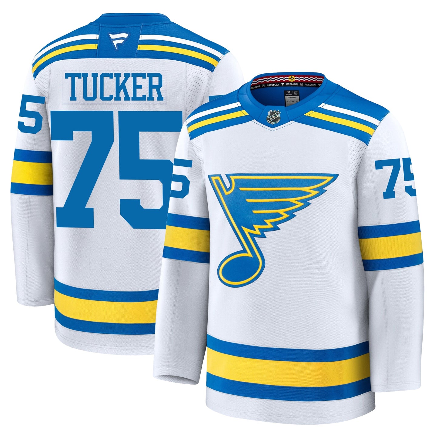 Tyler Tucker St Louis Blues Fanatics Away Premium Jersey