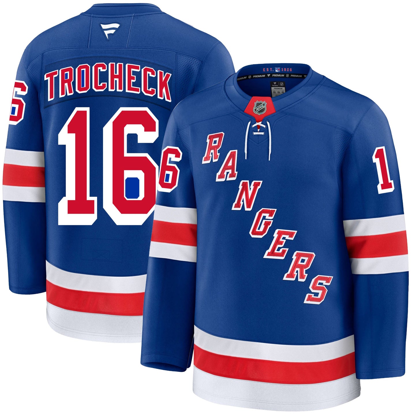 Vincent Trocheck New York Rangers Fanatics Premium Home Jersey