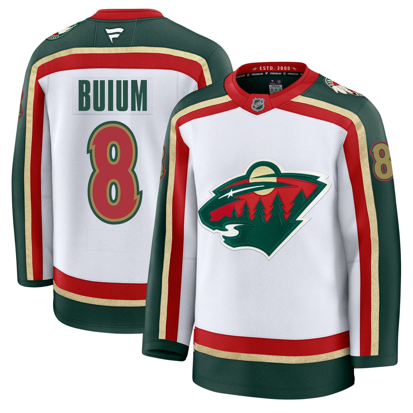 Zeev Buium Minnesota Wild Fanatics Alternate Premium Jersey