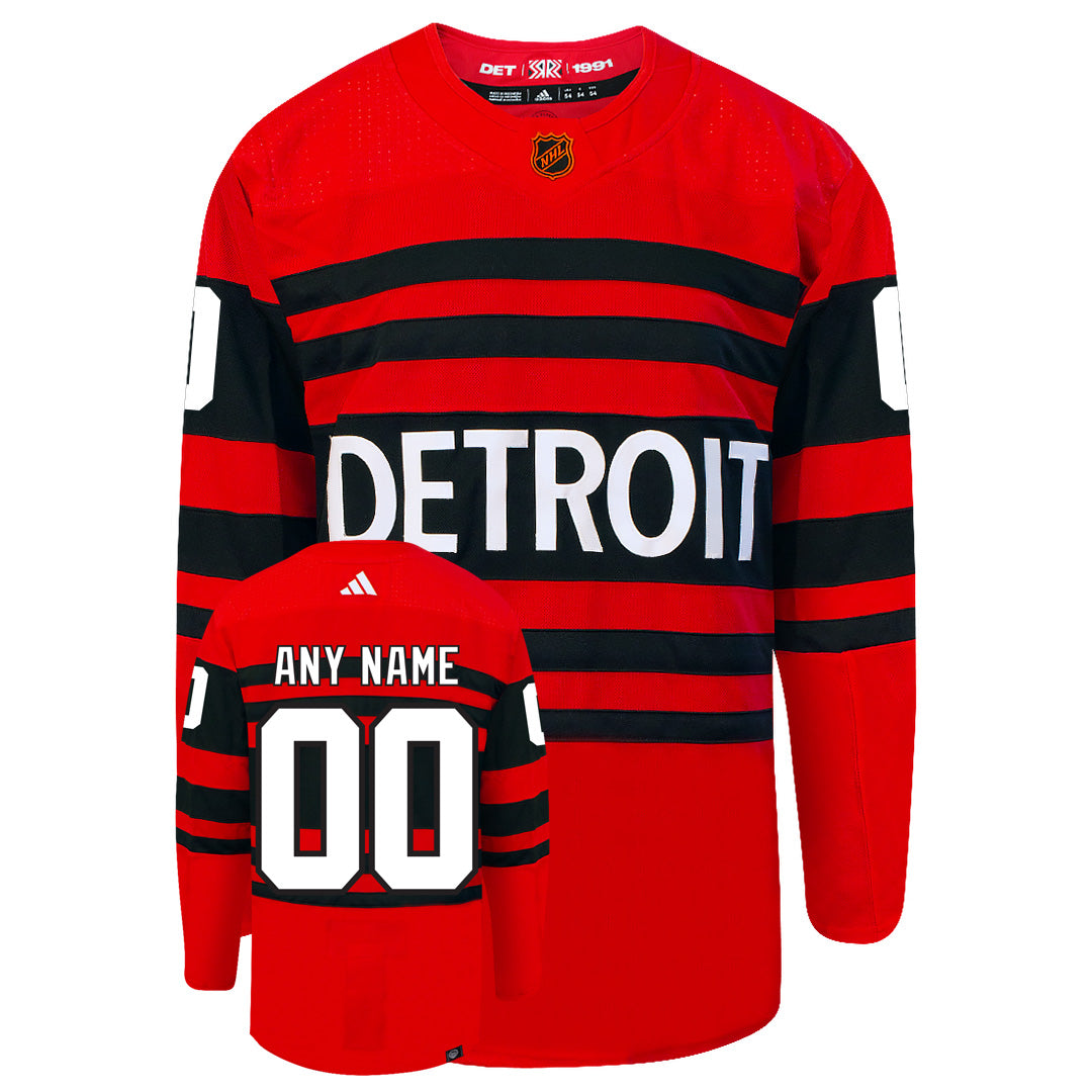 NHL New Jersey Devils Custom Name Number 2022 Reverse Retro Jersey Zip Up  Hoodie