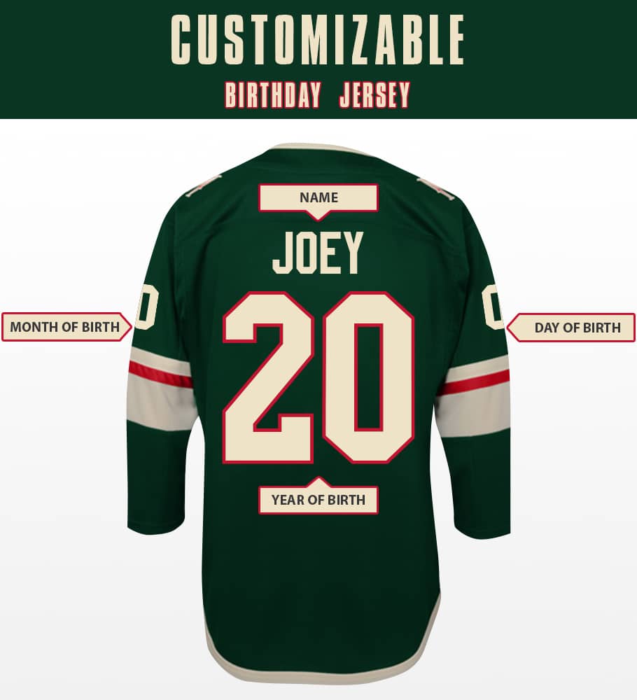 Minnesota Wild NHL Premier Youth Replica Home NHL Hockey Jersey