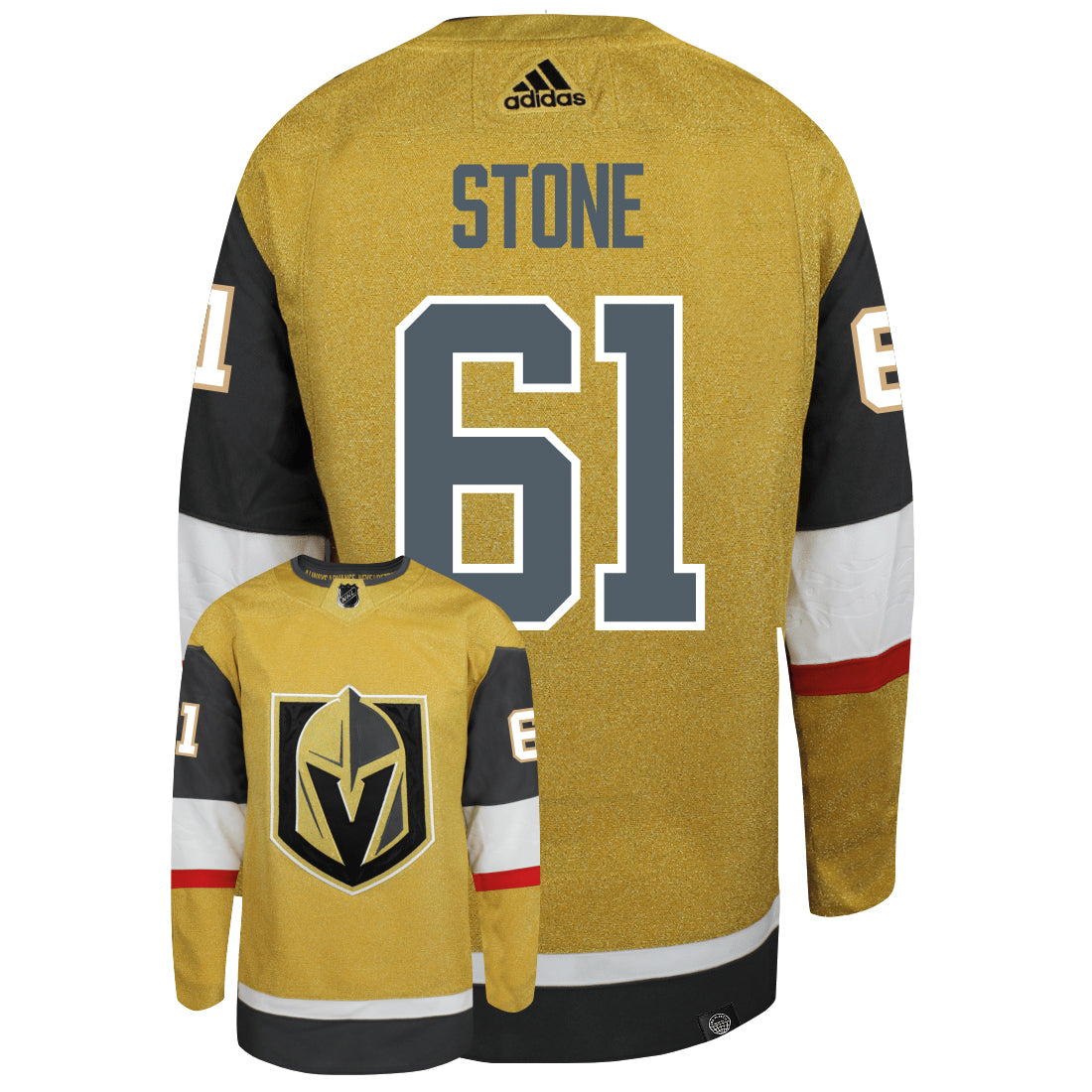 Mark Stone Vegas Golden Knights Adidas Primegreen Authentic NHL Hockey –