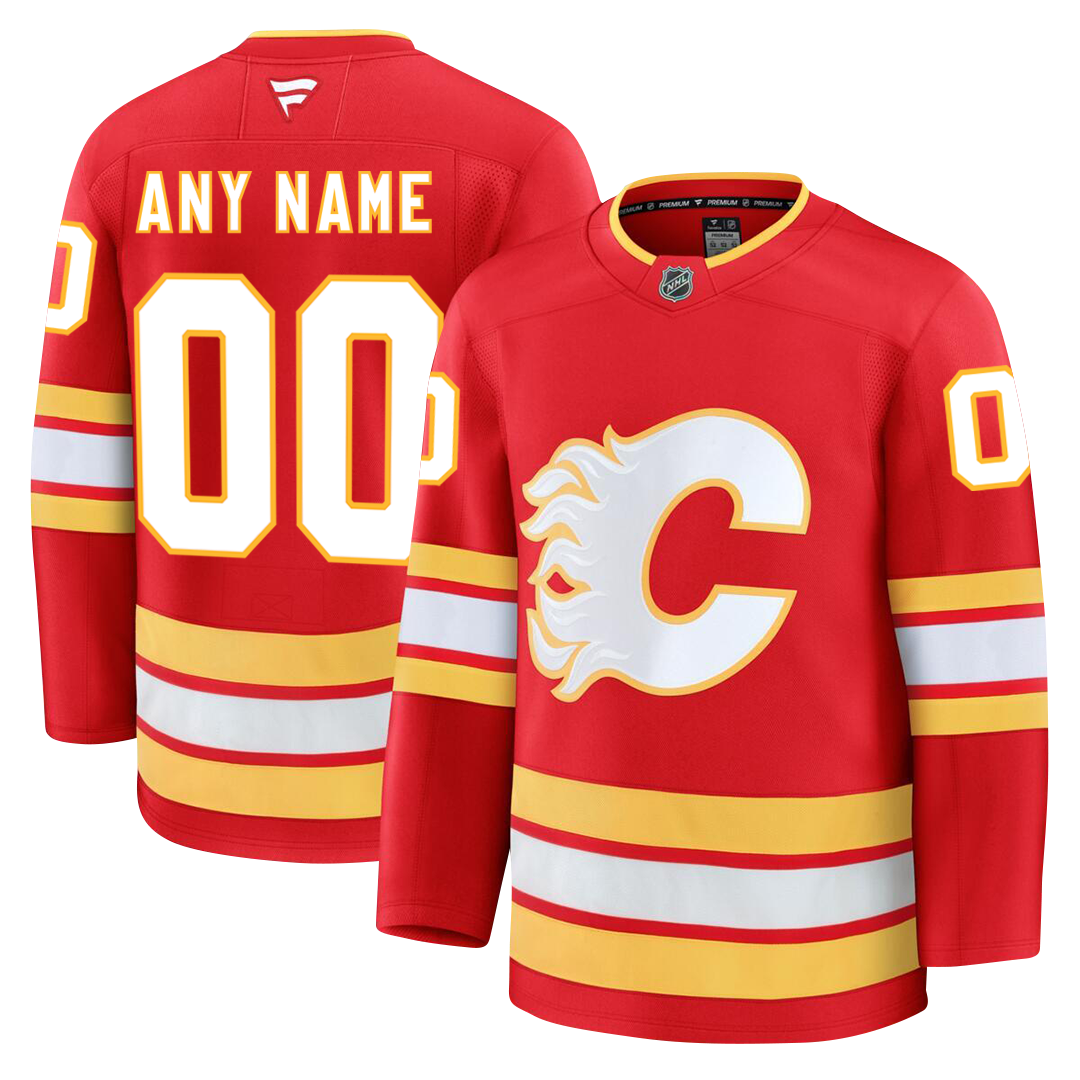 PRE ORDER ONLY Customizable Calgary Flames 2024 Fanatics Premium Official NHL Jersey