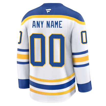 PRE-ORDER ONLY Customizable Buffalo Sabres 2024 Fanatics Premium Official, AWAY & THIRD ALTERNATE NHL Jersey