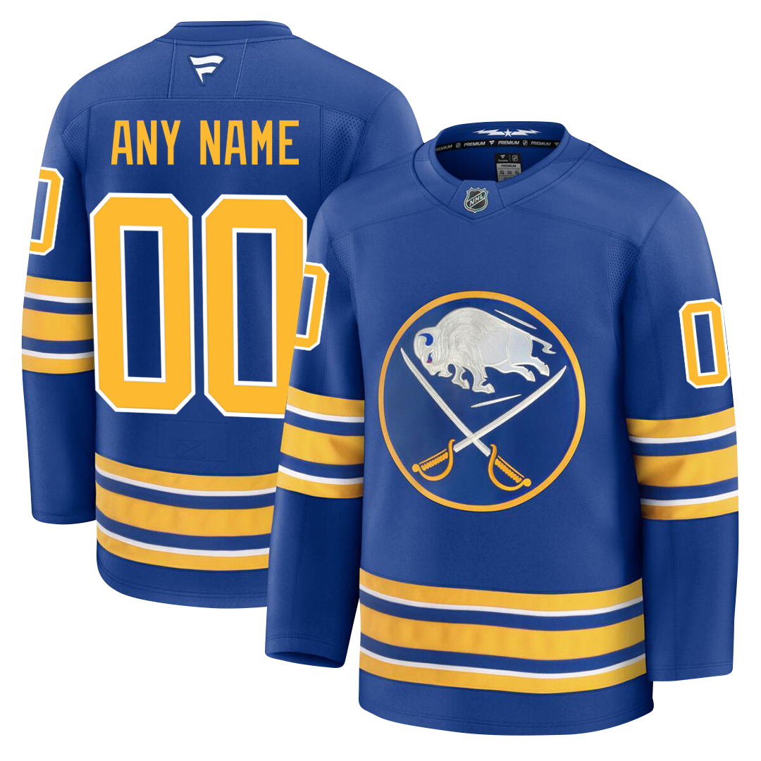 Customizable Buffalo Sabres 2024 Fanatics Premium Official HOME NHL Jersey