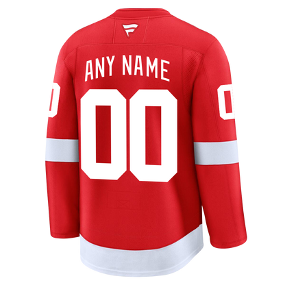 Customizable Detroit Red Wings 2024 Fanatics Premium Official NHL HOME CoolHockey