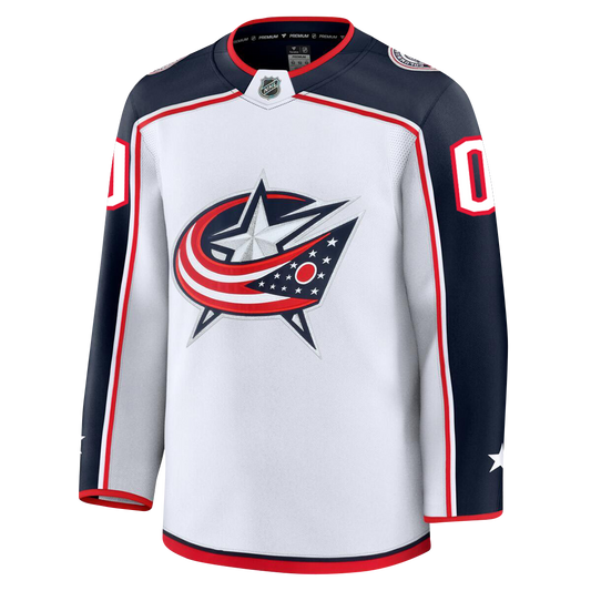 Customizable Columbus Blue Jackets 2024 Fanatics Premium Official NHL AWAY Jersey