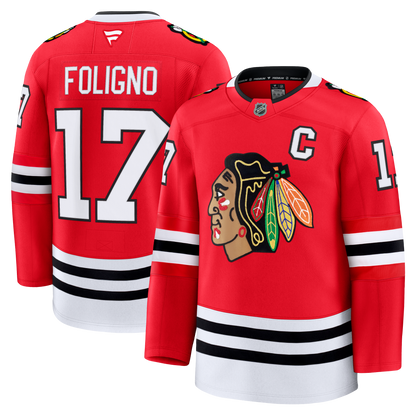 Nick Foligno Chicago Blackhawks Fanatics Premium Home Jersey