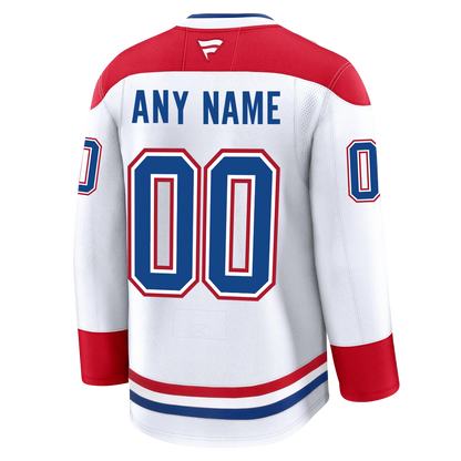 Customizable Montreal Canadiens 2024 Fanatics Premium Official NHL AWAY Jersey