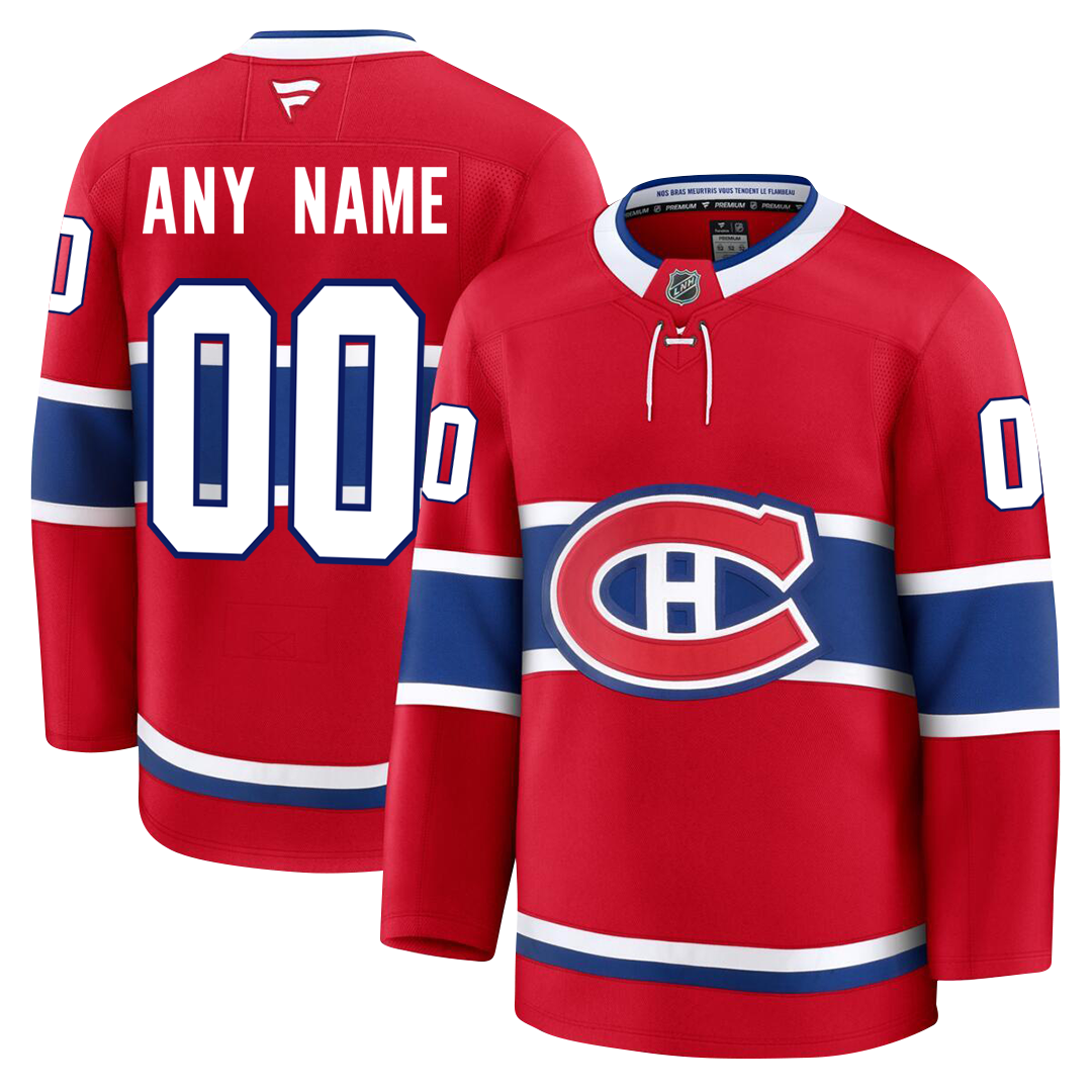 Customizable Montreal Canadiens 2024 Fanatics Premium Official NHL HOM CoolHockey