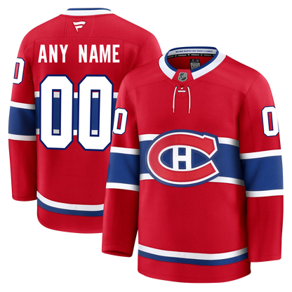 Customizable Montreal Canadiens 2024 Fanatics Premium Official NHL HOME Jersey