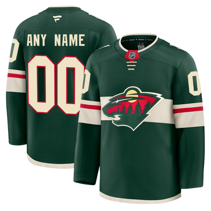 PRE-ORDER ONLY Customizable Minnesota Wild 2024 Fanatics Premium Official NHL Jersey