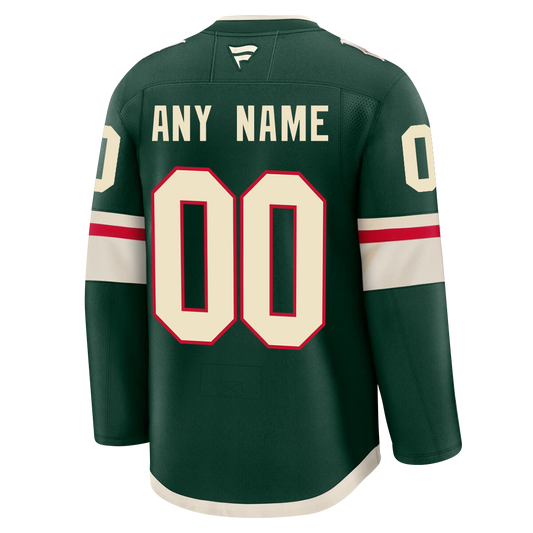 PRE-ORDER ONLY Customizable Minnesota Wild 2024 Fanatics Premium Official NHL Jersey