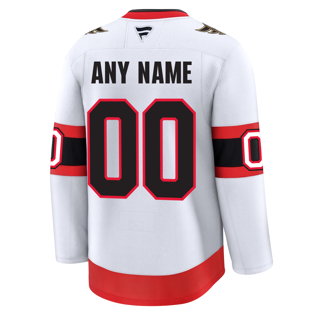 Customizable Ottawa Senators 2024 Fanatics Premium Official NHL AWAY Jersey