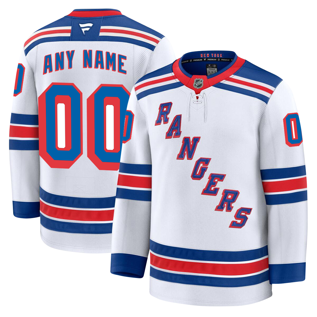 PRE-ORDER ONLY Customizable New York Rangers 2024 Fanatics Premium Official NHL Jersey