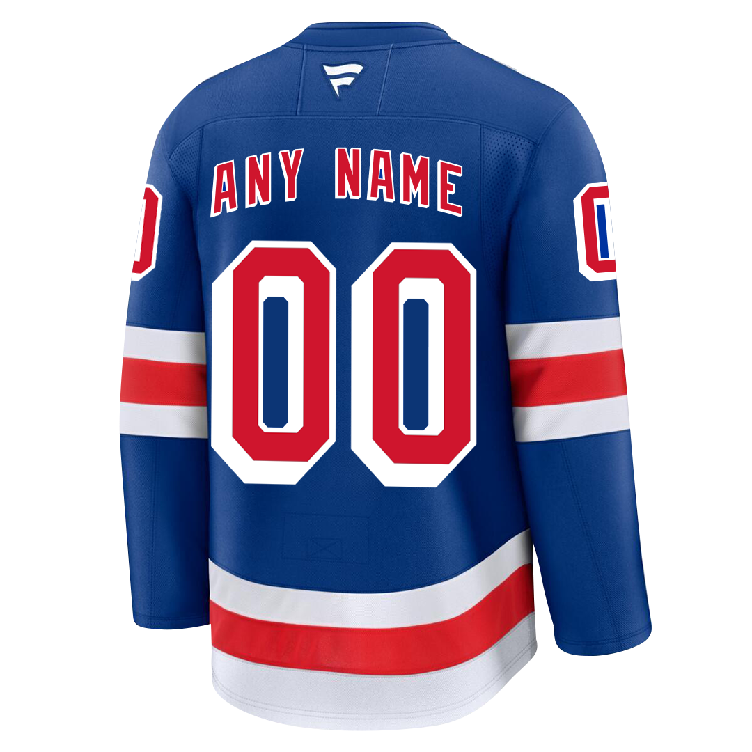 PRE-ORDER ONLY Customizable New York Rangers 2024 Fanatics Premium Official NHL Jersey