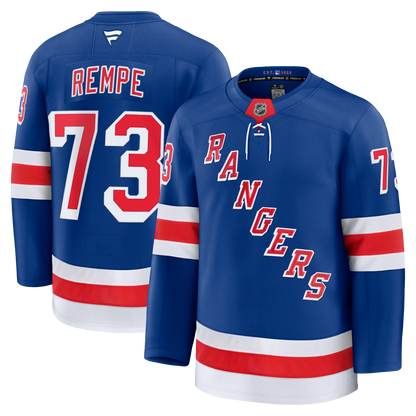Matt Rempe New York Rangers Fanatics Premium Home Jersey
