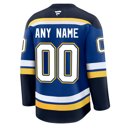 PRE-ORDER ONLY Customizable St. Louis Blues 2024 Fanatics Premium Official NHL Jersey